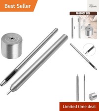 Eyelet Hole Punch Die Tool, 2.5mm Grommet Setter Hollow Punch Includes Base ...