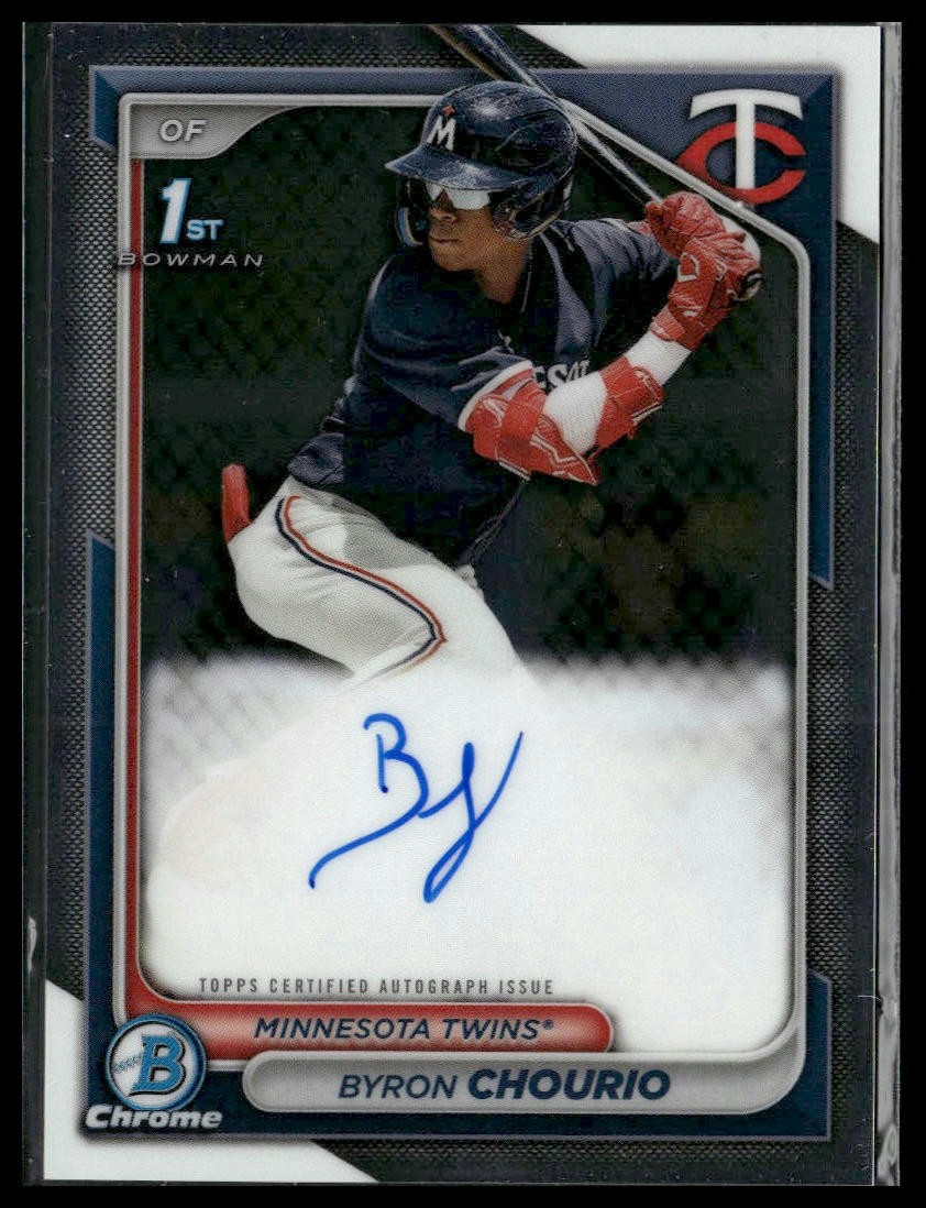 2024 Bowman #CPA-BCH Byron Chourio Chrome Prospect 1st Autographs
