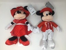 Disney Store Plush 2025 Walt Disney World Valentines Day Mickey And Minnie Mouse