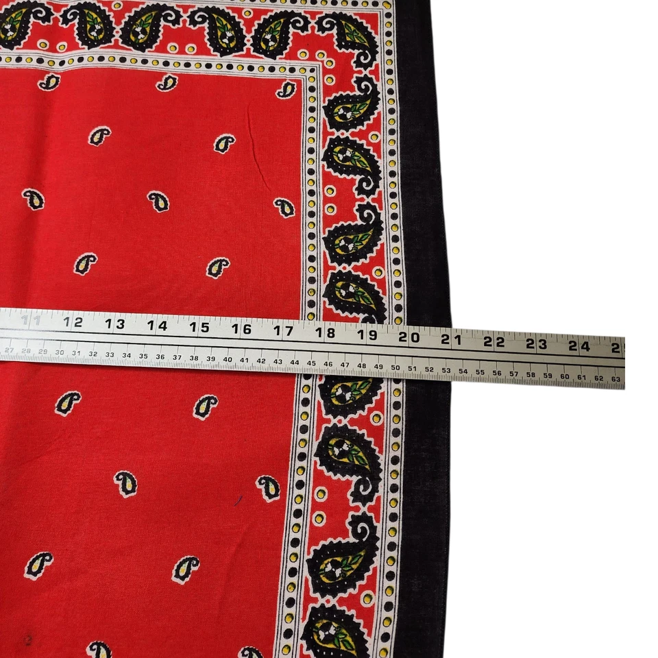 Bandana 100% Algodón Paisley Bufanda Cabeza Cuello Mascarilla Facial Paquete de 12 Foto 2 de 4