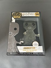 Funko Pop Pin Harry Potter Dementor 14 Coleccionable 4" Insignia, Nuevo/Sellado