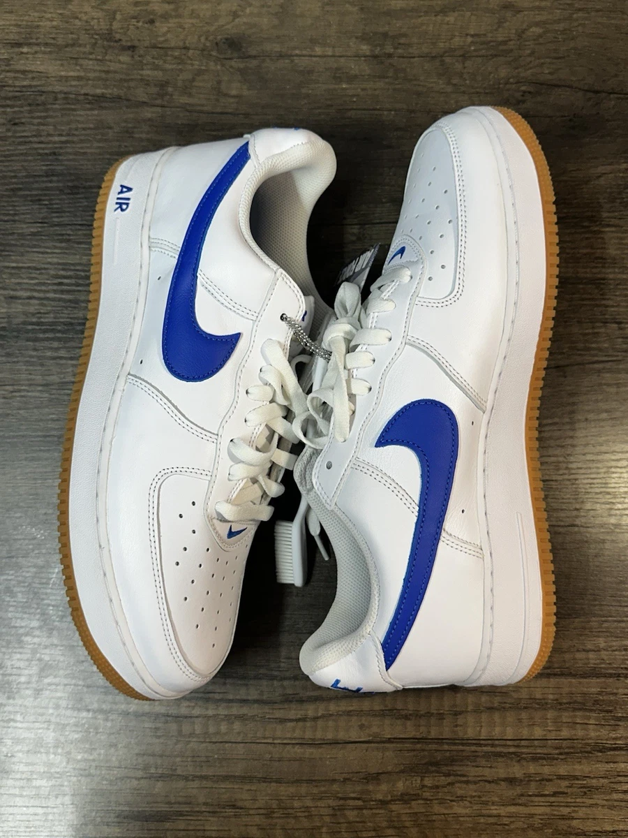 Nike Air Force 1 Low Color of the Month - White Royal Blue for