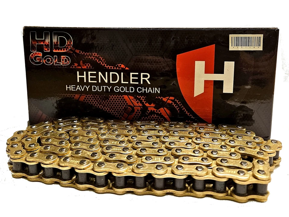 Suzuki GSF600 S T,V,W,X,Y,K1,K2 Bandit (USA) 95-02 Gold X-Ring Heavy Duty Chain - Image 2 of 4