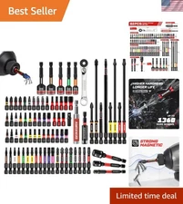 All-in-One 82-Piece S2 Steel Screwdriver Bit Set - Magnetic & Impact Compatible