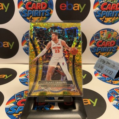 2019-20 Panini Select Blake Griffin 08/10 Detroit Pistons Gold Disco Prizm Card