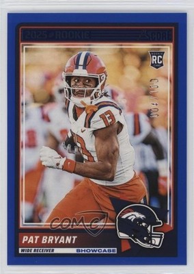 2025 Score Rookies Showcase /100 Pat Bryant #64 RC 0s55