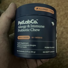 PetLab Co. ALLERGY IMMUNE Probiotic Soft Chew For Small Dogs exp 05/26