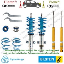 B14 Fahrwerk 20-35mm & 10-20mm Tieferlegung u.a.: Renault Twingo II CN0 2008-14