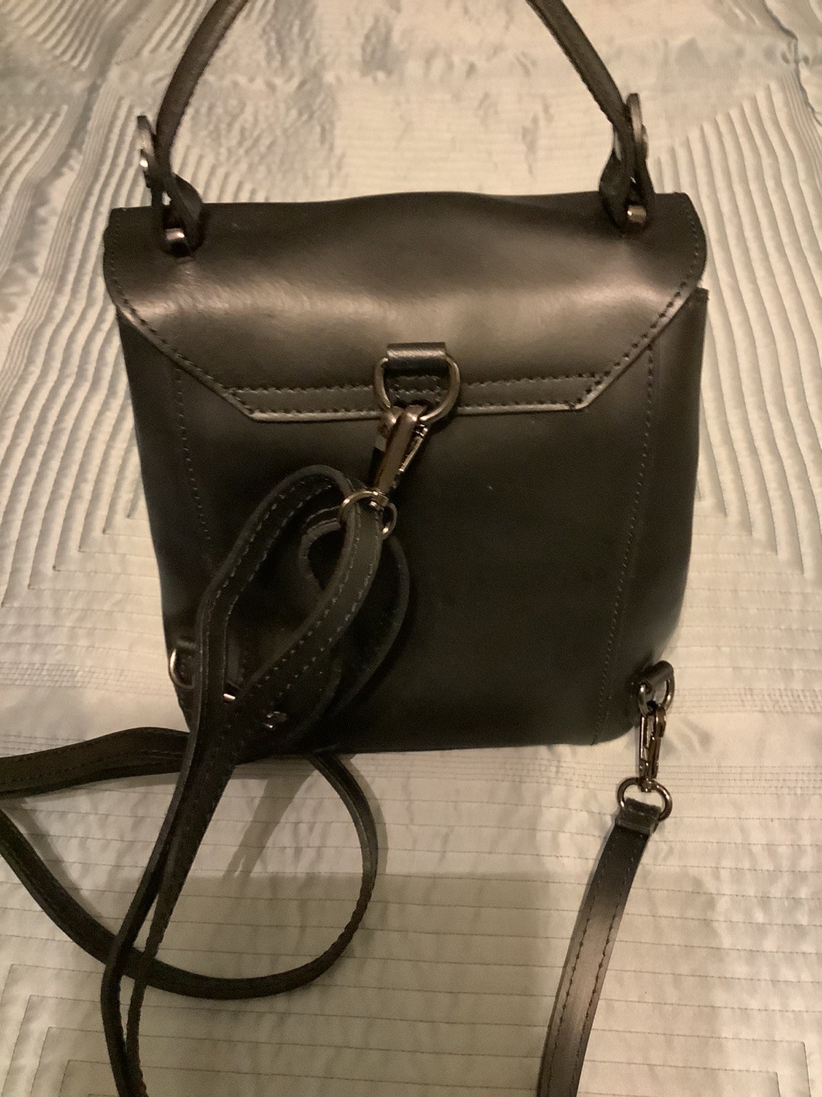 CIELO CELESTE Handmade Flap Backpack Convertible … - image 9