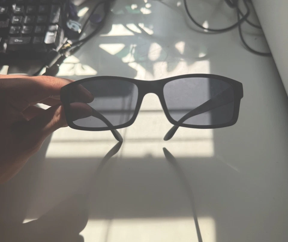 Очки гангстерские Locs в черной оправе с дымчатыми линзами - Изображение 2 из 2