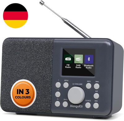 MD3 DAB/DAB+ Und UKW Tragbares Digitalradio, Bluetooth-Lautsprecher, Kopfhörer,