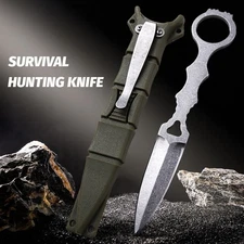 Tactical Dagger 440C Fixed Blade Knife BM176 Hunting Camping Survival Knife US