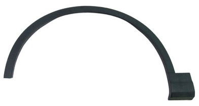 Bandeau d'aile avant gauche pour Audi Q7 S-Line 2015-2019 en plastique ABS noir