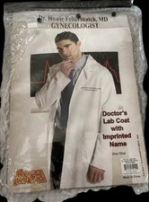 Men's Costume Doctor's Lab Coat One Size By Rasta Imposta Gynecologist