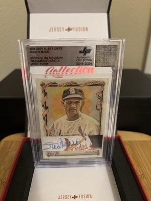 2025 Jersey Fusion Legendary Stan Musial Autograph & Game Worn