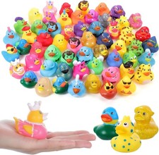30 Pcs Rubber Ducks Assorted Plastic Christmas Rubber Duck for Cruise Ducks Duck