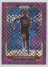2020 Panini Prizm Rookie Purple Power Prizm /49 Isaiah Simmons #323 sl7