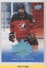 2021 Upper Deck Team Canada Juniors Blue Conner Roulette #28 READ 0is9