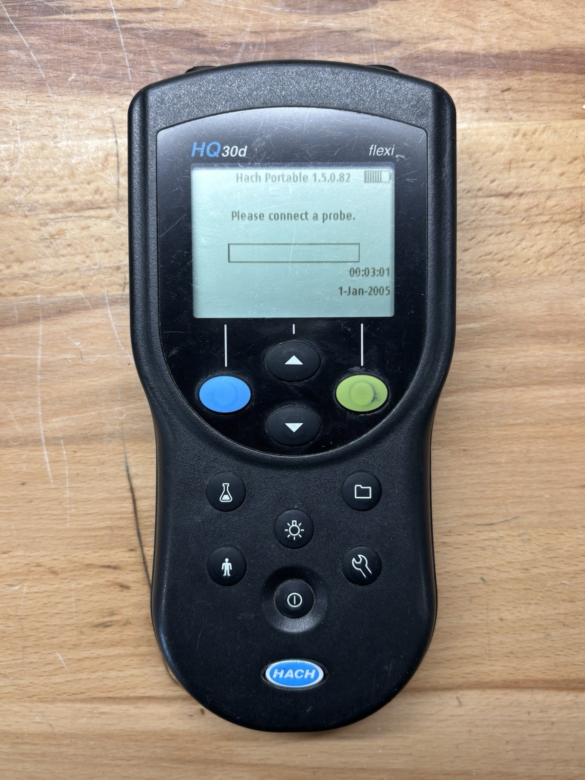 Nice tested working HACH HQ30D flexi PORTABLE MULTI-PROBE METER & case cover