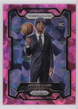 2023-24 Panini Prizm Pink Ice Prizm Jaylen Clark #166 0p31