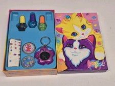 Vintage 90 s Lisa Frank Bubble Kitten Box Makeup Sticker Set