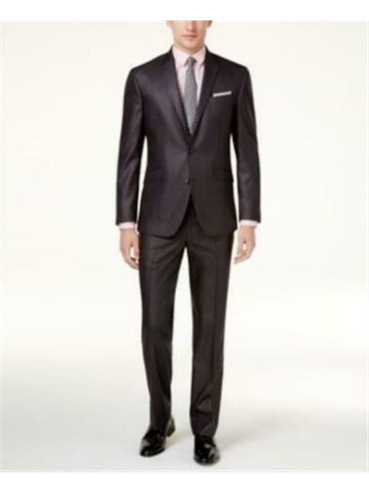 COLE Mens Gray Straight Leg, Slim Fit Pants 48RW42 eBay