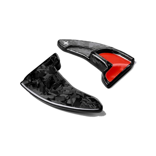 Palanca de cambios de volante de carbono forjado para Dodge Challenger Charger 2015+ - Imagen 8 de 12