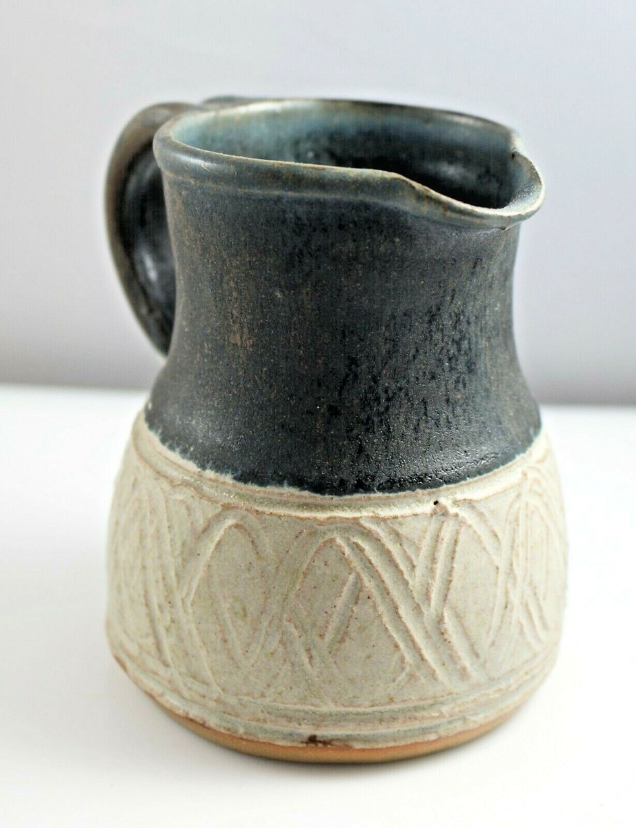 Vintage British Studio Pottery Jug - Trident or Y mark | eBay