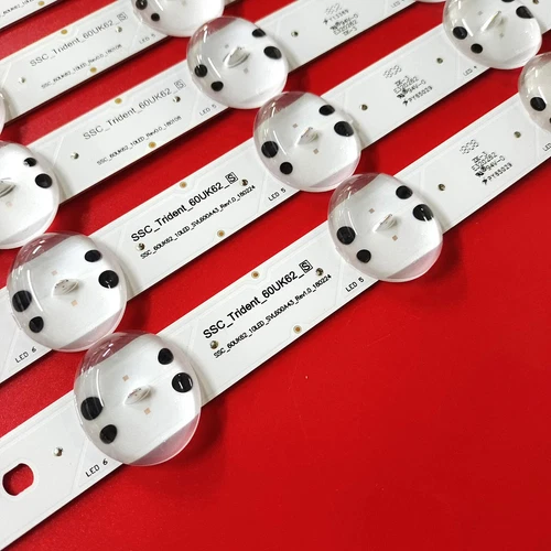 5 Stück LED Streifen für LG AGM76729101 EAY64252301 60UK6090PUA 60UK6200PLA 60UK62 - Bild 2 von 9