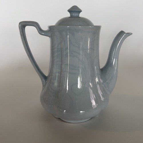 Vintage Johnson Bros GreyDawn Hellblau 6" Teekanne, Tassen, Milchkännchen/Zuckerdose - Bild 4 von 11