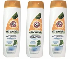3 Arm & Hammer Essentials Vegan Simply Fresh Ultra Moisturizing Body Wash 12oz