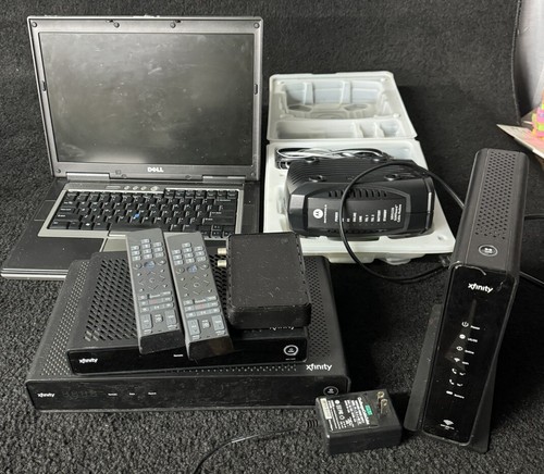 XFINITY STUFF, DELL LABTOP, REMOTES, MOTOROLA, LOT OF ELECTRONICS (Parts) - Picture 1 of 5