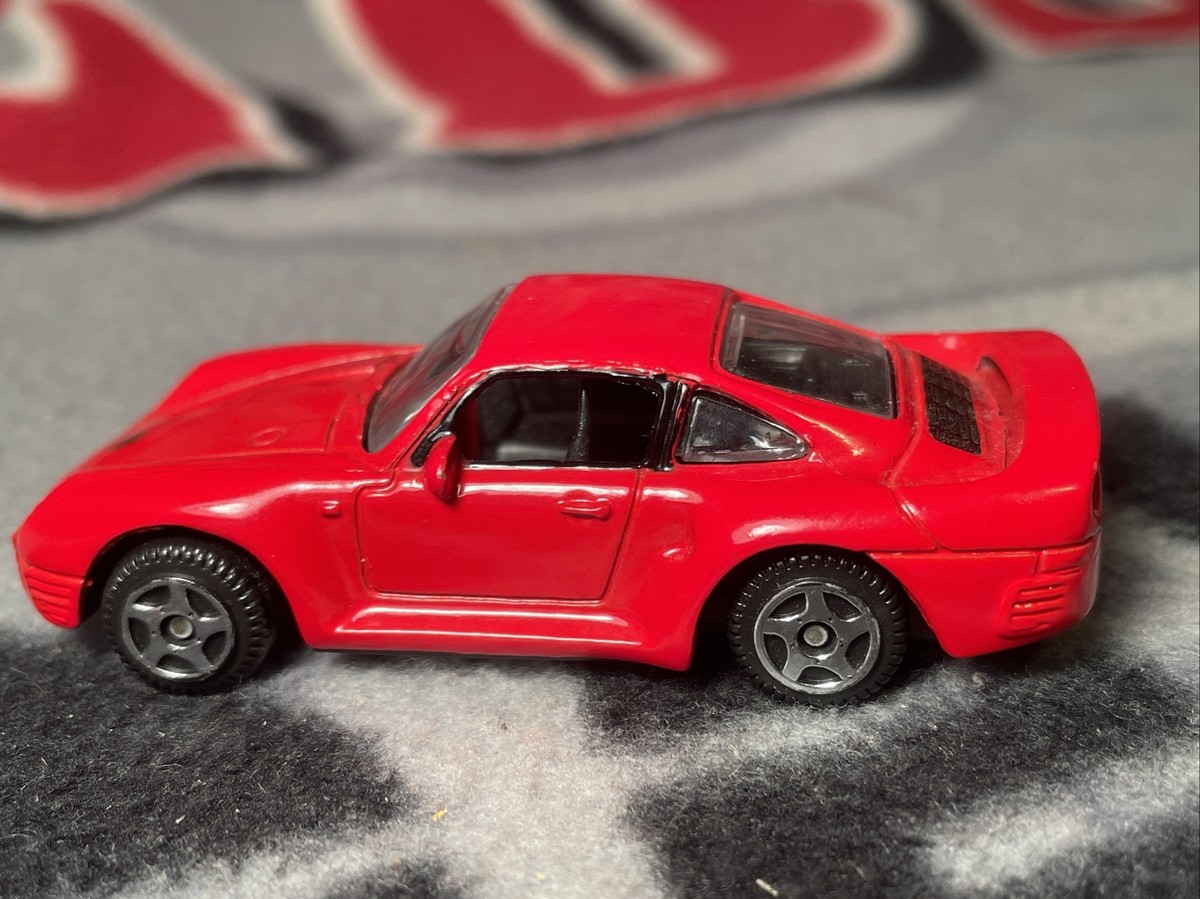 Motor Max Super Wheels Loose Car No. 6020 Porsche 959 Red