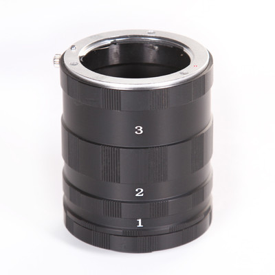 Macro Extension Tube Ring Set For Micro 4/3 GX7 GF5 GX1 G3 GF6 GX1 GH3 EM1 EP5