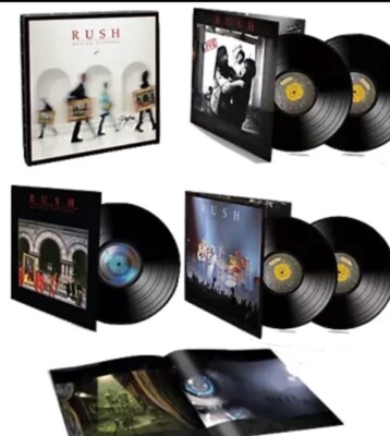 5 LP BOX SET FACTORY SEALED RUSH MOVING PICTURES 180 GRAM HALF SPEED 40th ANN