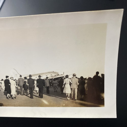 1940 Airplanes Aircraft Airport Crowds of People Aviation Original Photo P13e4 - Picture 5 of 15
