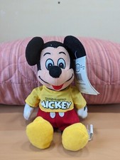 Disney Spirit Of Mickey Mouse 8" Mini Bean Bag Plush Stuffed Toy W Original Tag
