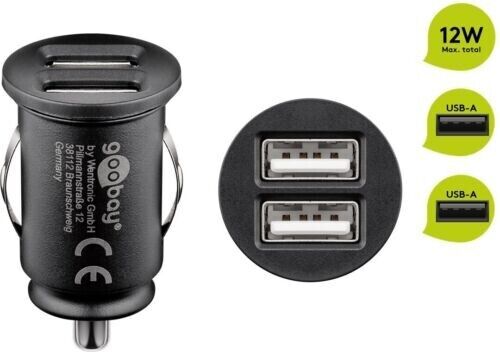 12V Doppel Dual USB Auto Ladegerät Zigarettenanzünder KFZ Ladeadapter Steckdose - Bild 2 von 11