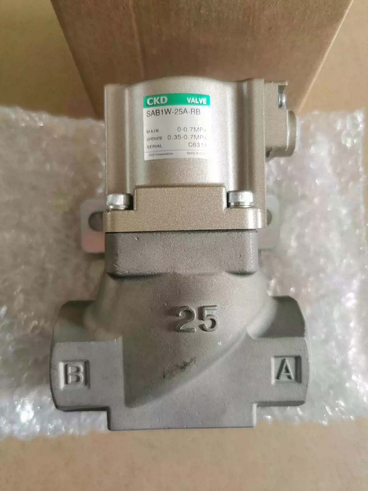 1PC Pneumatic Control Valve SAB1W-25A-O