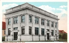 Vintage Postcard Industrial Savings Bank Historical Building Flint Michigan MI