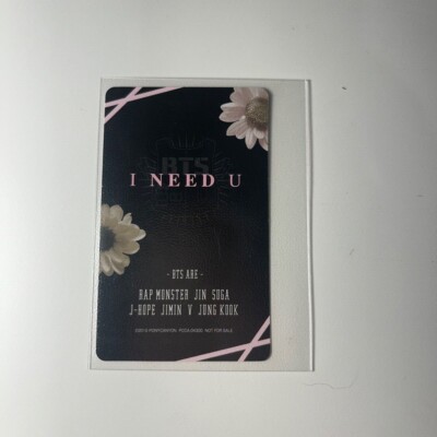 BTS V Taehyung I NEED U Japan Limited Official PC Photocard (Great