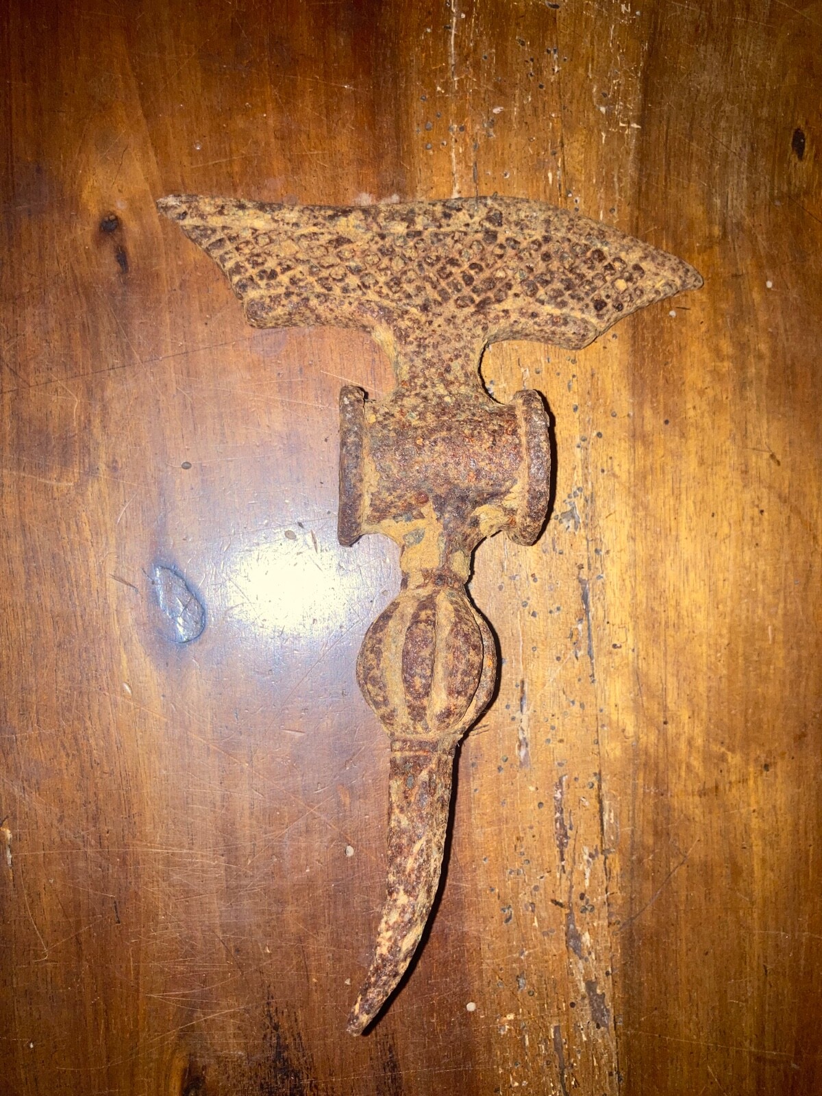 antique nice heavy mace hammer medieval morgen star mace