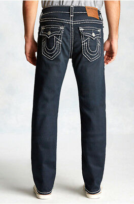 True Religion Men's Jeans Ricky Flap Super T Pitch Dark True Religion Men's Jeans Ricky Flap Super T Pitch Dark