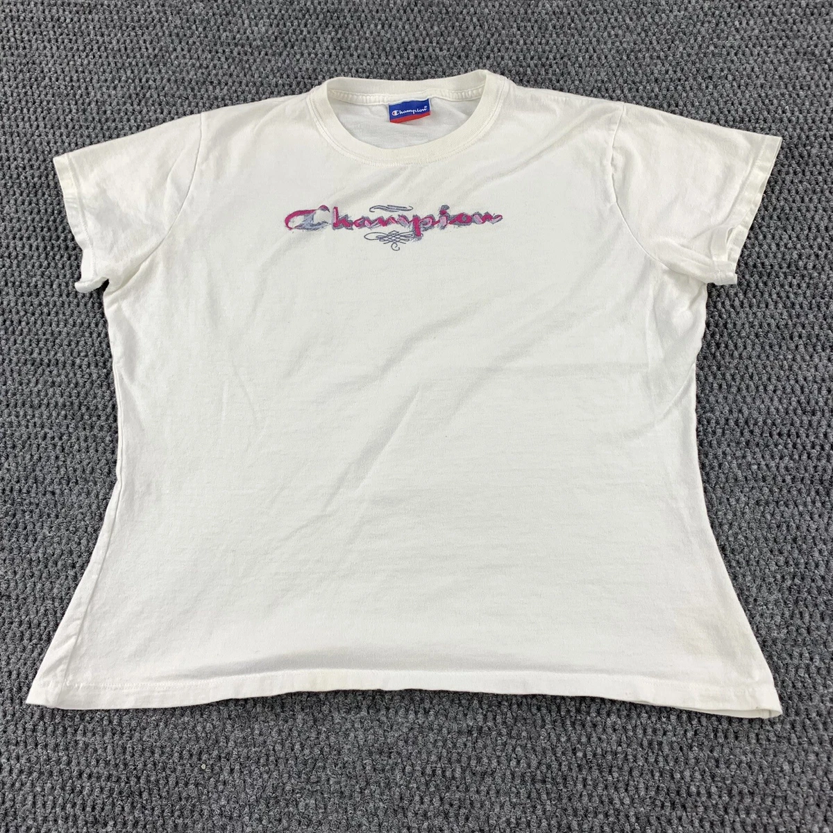 White and pink sales champion shirt