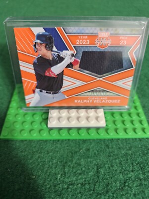 2023 Elite Extra Edition First Round Materials Ralphy Velazquez Orange #/199