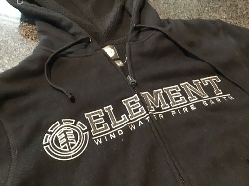 Fleece Lined Hooded Front Zip Jacket 