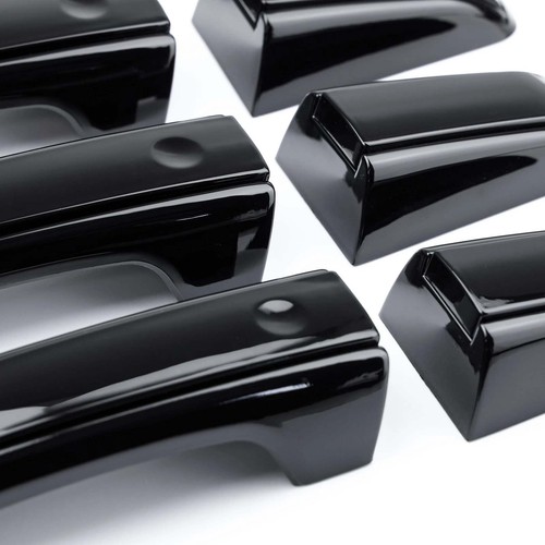 DOOR HANDLE SKINS FOR RANGE ROVER VOGUE L405 ALL BLACK AUTOBIOGRAPHY NOT COVERS - Picture 4 of 14