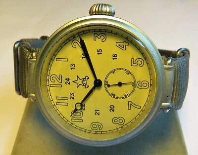 Repro russische CCCP B-Uhr Beobachtungsuhr  Militär Luftwaffe mechanisch - Bild 1 von 4