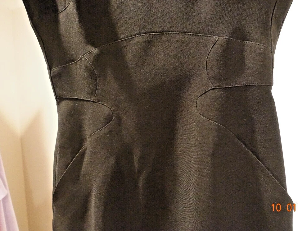 Thierry Mugler Miss America платье sz. F.40 черный крышка рукава - Изображение 3 из 4