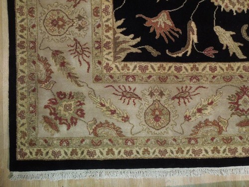 10x14' Black Vegetable Dyed Chobi Rug 71008 - Picture 5 of 6